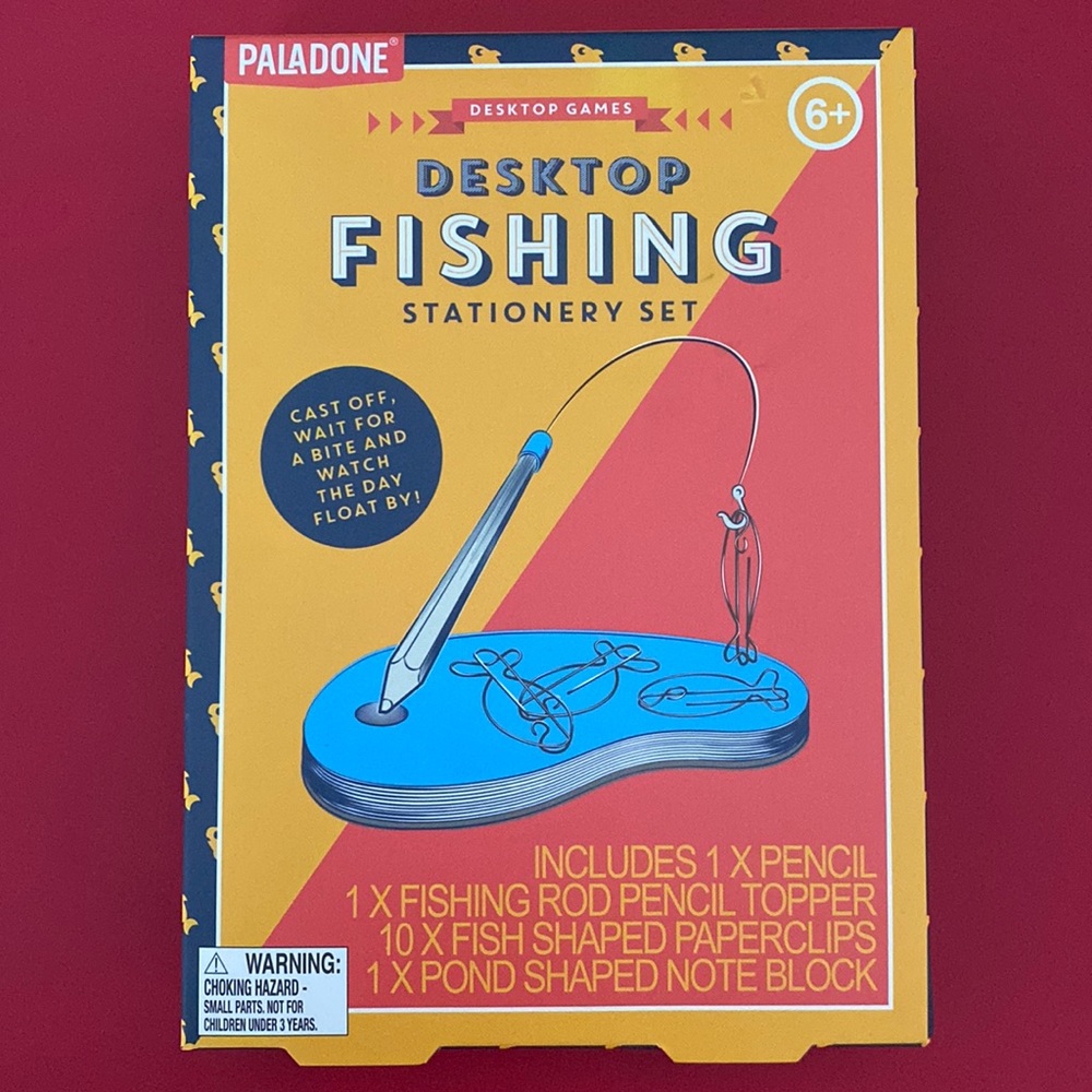 NEW Desktop Fishing Stationary Set